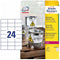 Avery L4718-20 - Self adhesive labels - 70 x 37 mm - Wit (20 lakens)