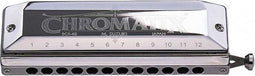 Suzuki Chromatic SCX-48-C - 12-gaats - chromatische mondharmonica - messing rietplaten - fosforbronzen rieten - ABS kam
