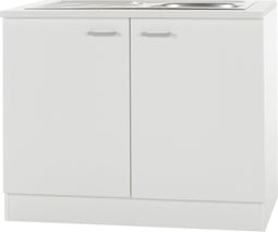 Optifit Klassik60 - Spoeltafelkast - 2 deuren - 82x100x60 cm - Wit