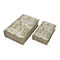Decoratieve Doos Versa Canvas Hout MDF Vogel