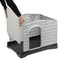 Ferplast Dogvilla 70 Hondenhok - Grijs - 73 x 59 x 53 cm