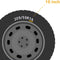 Dakar Wieldoppen - 16 inch - Zilver/Zwart - Set van 4 (4 stuks)