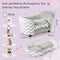 Coast Deluxe - Honden- en Kattenbank - Comfortabele Sofa met Opbergruimte - Grijs/Wit