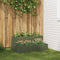 vidaXL - Tuinplanter - 2-Laags - 100x60x45 - cm - Olijfgroen - Staal