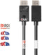 Club 3D - DisplayPort 2.1 DP80 - 1,2m - Zwart
