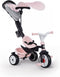 Smoby Baby Driver Plus - Driewieler - Veiligheidsharnas - Roze