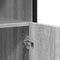 vidaXL - Dressoir - 100x35x76 - cm - bewerkt - hout - grijs - sonoma - eikenkleurig