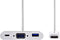 Nedis CCGB64760WT02 - USB 3.2 Gen 1-kabel - 4K-beeldresolutie - Wit