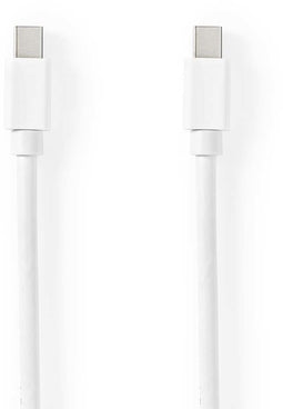 Nedis CCGB37504WT20 - Mini DisplayPort Kabel - 200cm - Wit