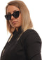 Zegna Couture Sunglasses ZC0009 01V Zonnebril - Dames - Heren - Zwart - Gepolariseerd