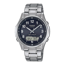 Casio LCW-M100TSE-1A2ER - Herenhorloge - Radio Controlled - 40 mm Zilverkleurig