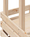 vidaXL - Tuinbartafel - met - dak - 112,5x57x195,5 - cm - massief - hout