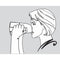 Able2 RiJe Cup - Slikproblemen - Instelbare slokgrootte 3-15 ml - Aqua