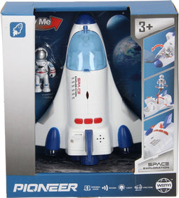 Frictie Ruimte Spaceshuttle met Licht en Geluid.