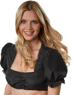 Dressforfun Evi M - Dirndlblouse - Korte mouwen - Ecru