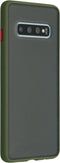 iMoshion Hoesje Geschikt voor Samsung Galaxy S10 Hoesje - iMoshion Frosted Backcover - Groen