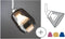 Paulmann Vento - Lampenkap mat glas 80 mm - Wit