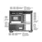 Mars Gaming MCV4 - ATX Semi-toren - Gehard glas - Wit