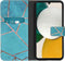 iMoshion Hoesje Geschikt voor Samsung Galaxy A34 (5G) Hoesje Met Pasjeshouder - iMoshion Design Softcase Bookcase - Blauw / Blue Graphic