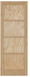 vidaXL - Interne - Deur - 'ORKDAL'78x211x4 - cm - Massief - Den - Hout
