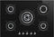 Smeg PV375CNDE - Gaskookplaat - 5 zone(s) - Zwart 70 cm Ingebouwd