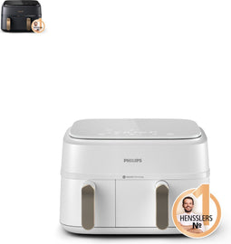 Philips 3000 series NA353/10 - Heteluchtfriteuse - 9L 2750W 8 programma's Zilver/Wit