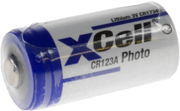 XCell 142187 - Fotobatterij CR123A - Lithium 1550 mAh 3 V - Grijs