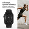 imoshion Sport⁺ bandje - Geschikt voor Apple Watch 1, 2, 3, 4, 5, 6, 7, 8, 9, 10 (42 mm), SE - 38/40/41 mm - Zwart - M/L