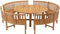 Teak tafel ø180x75cm