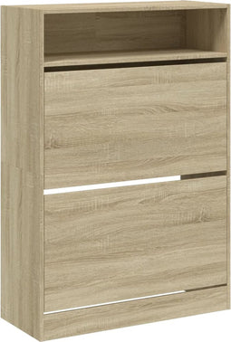vidaXL-Schoenenkast-met-2-klaplades-80x34x116-cm-sonoma-eikenkleurig