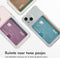 iMoshion Hoesje Geschikt voor iPhone 13 Mini Hoesje Met Pasjeshouder - iMoshion Softcase Backcover met pashouder 3.0 - Transparant