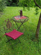 SVJ Stoelkussens Vierkant - 43 x 40 x 3 cm - Katoen - Rood - Set van 4