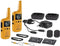 Motorola T72 - Walkie-Talkie - 16 kanalen 8 km bereik - Geel (2 stuks)