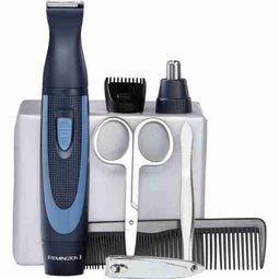 Reisset - REMINGTON - NE3890 - 13 stuks - Roestvrijstalen mesjes - Neus- en ooraccessoires - Hoes...