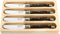 Laguiole Style de Vie Botermessen Premium Line - 4-delig - Zwart