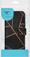 iMoshion Hoesje Geschikt voor Samsung Galaxy M31 Hoesje Met Pasjeshouder - iMoshion Design Softcase Bookcase - Goud / Zwart / Black Graphic