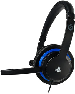 Bigben Interactive PS4OFCOMMUNICATOR - Mono Chat Headset - 270° Draaibare Microfoon - Blauw Zwart