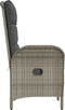 vidaXL - Tuinstoelen - 2 - st - poly - rattan - grijs