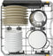 Whirlpool W7F HS41 X - Vaatwasser - MaxiSpace kuip - PowerClean Pro - NaturalDry - C energieklasse