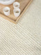 MOMO Rugs Sten White Vloerkleed - 140x200 - Rechthoek - Laagpolig,Structuur Tapijt - Industrieel - Beige, Wit