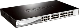 D-Link DES-1210-28P - Netwerkswitch - Smart Managed - PoE (24 poorten)