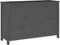 vidaXL - Plantenbak - verhoogd - 119,5x40x78 - cm - massief - grenenhout - grijs