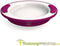 Adhome Warmhoudbord Ornamin - Isolerend bord - Diameter 25,5 cm - Hoogte 4,2 cm - Kleur rood