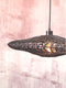 GOOD&MOJO Hanglamp Zanzibar - Rotan Zwart - Ø55cm - Modern - Hanglampen Eetkamer, Slaapkamer, Woonkamer