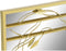 Wandspiegel DKD Home Decor Spiegel Gouden Metaal Blad van een plant (60 x 2 x 90 cm)