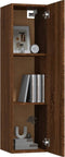 vidaXL - Tv-wandmeubels - 2 - st - 30,5x30x110 - cm - bruin - eikenkleur