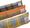 Tochtstopper Paars Oranje - Harris Tweed - Verzwaard - 95-100 cm - Handgemaakt in Schotland - Caroline Wolfe Murray