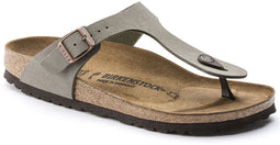 Birkenstock Gizeh - Dames Slippers - Antibacterieel Birko-Flor® - Stone - Maat 42
