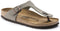 Birkenstock Gizeh - Dames Slippers - Antibacterieel Birko-Flor® - Stone - Maat 42