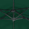 vidaXL - Parasol - dubbel - dak - 316x240 - cm - groen